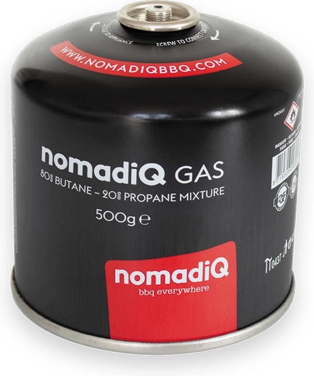 NomadiQ Gasflesjes (3 Stuks X 500 Gram) - EN417 Schroefventiel - Afbeelding 5