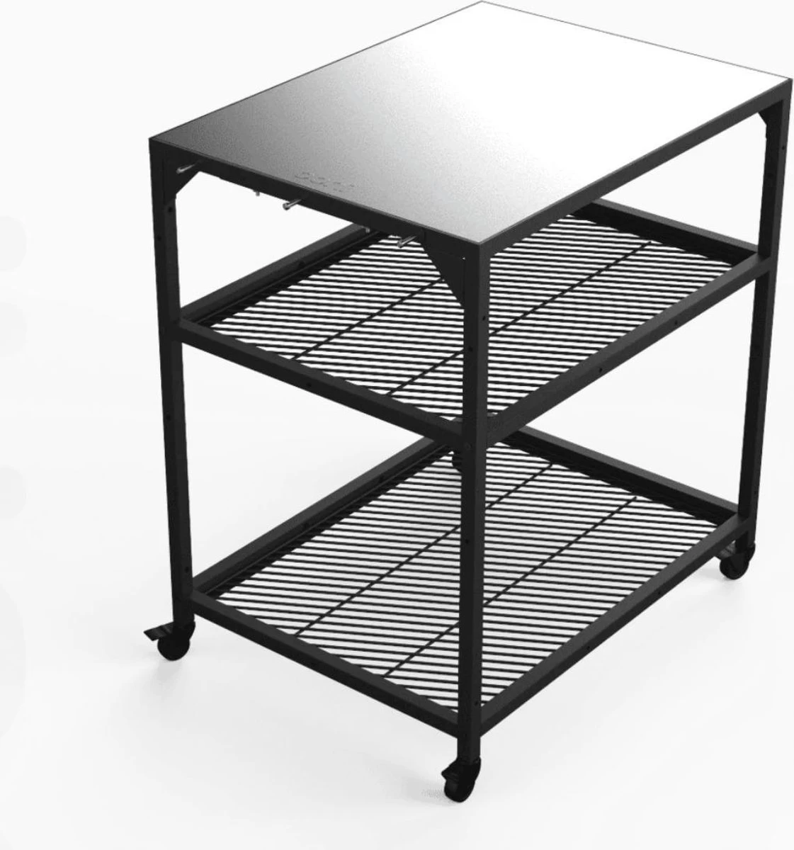 Ooni - Tafel - Medium - Pizza Tafel - 60x80x 90cm - RVS - Zwart - Afbeelding 2