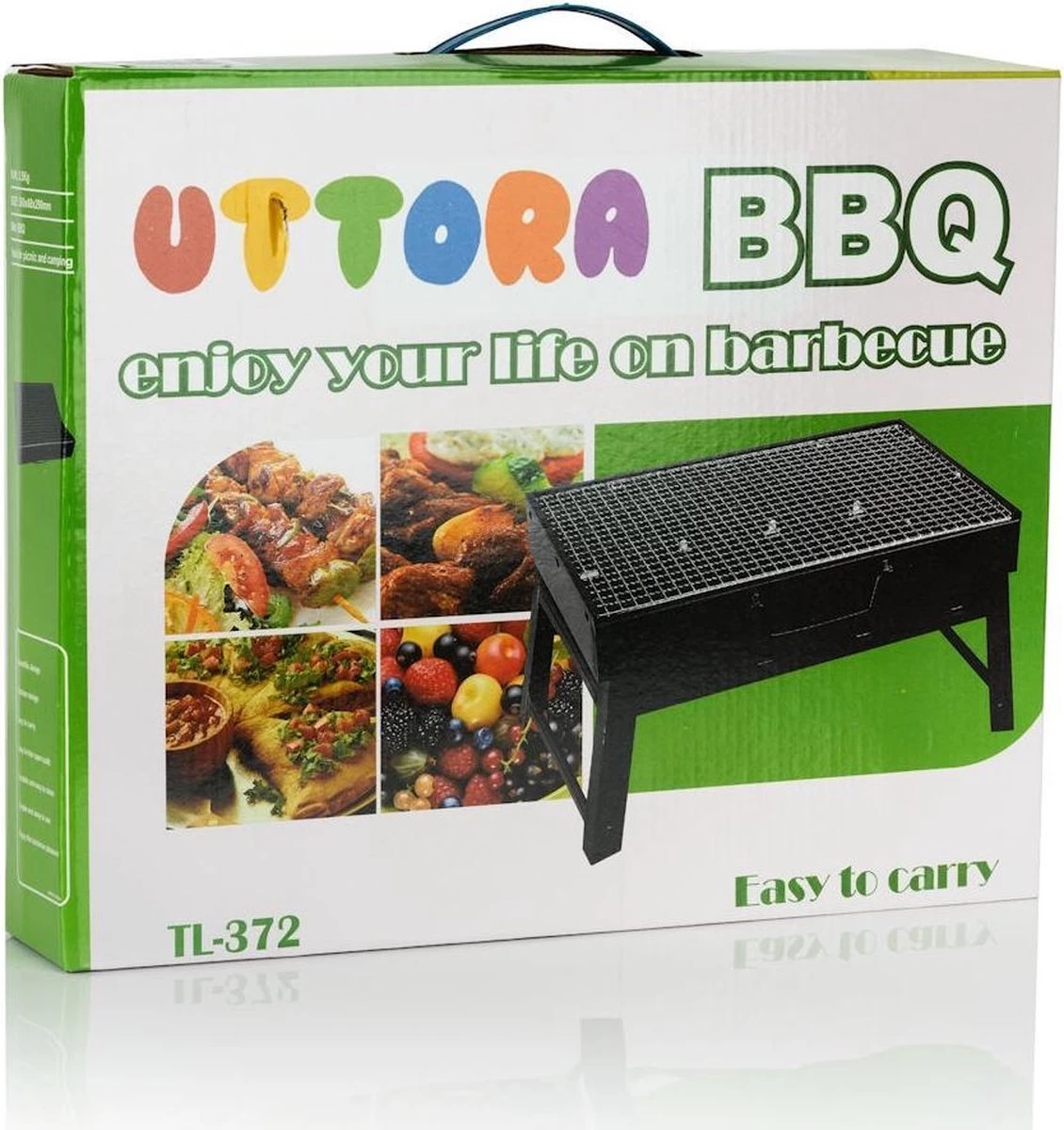 Merkloos Decopatent® Portable Houtskool BBQ - Barbecue - Inklapbaar - Barbecue Houtskool - Tafel Grill - Camping - Strand - Festival - Park - Afbeelding 3