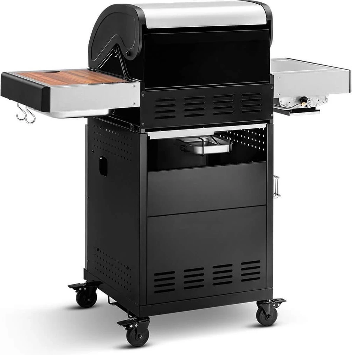 Burnhard Gas BBQ FRED JR. Deluxe - 2 Branders - Incl. Keramische Infraroodbrander & Afdekhoes - Deluxe - Afbeelding 11