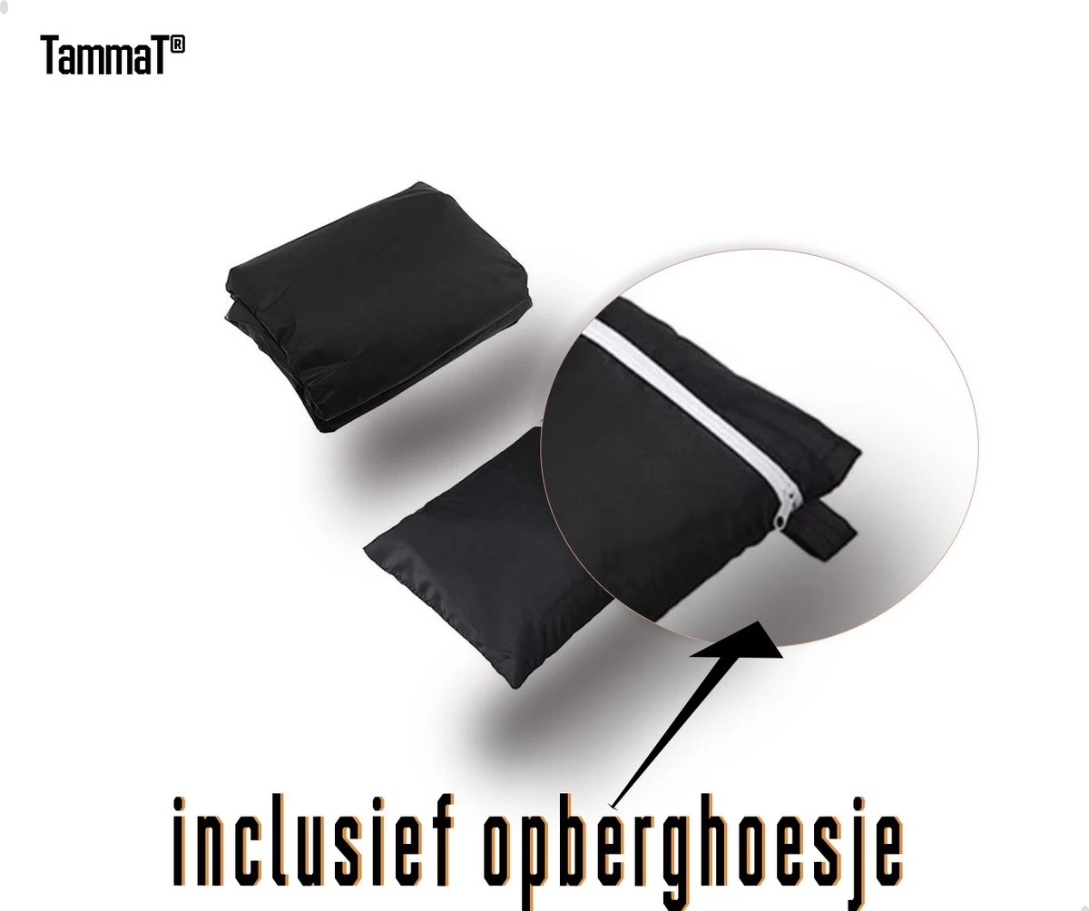 TammaT - BBQ Hoes - Waterdichte Beschermhoes - UV Bescherming - Maat L 170 X 61 X 117 Cm - Met Trekkoord - Afbeelding 2