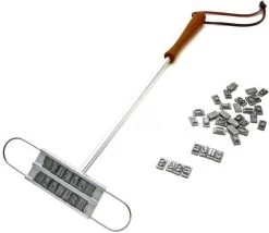 Merkloos BBQ Branding Iron - Barbecuegereedschapset - Bbq Accessoires - Bbq Brandijzer
