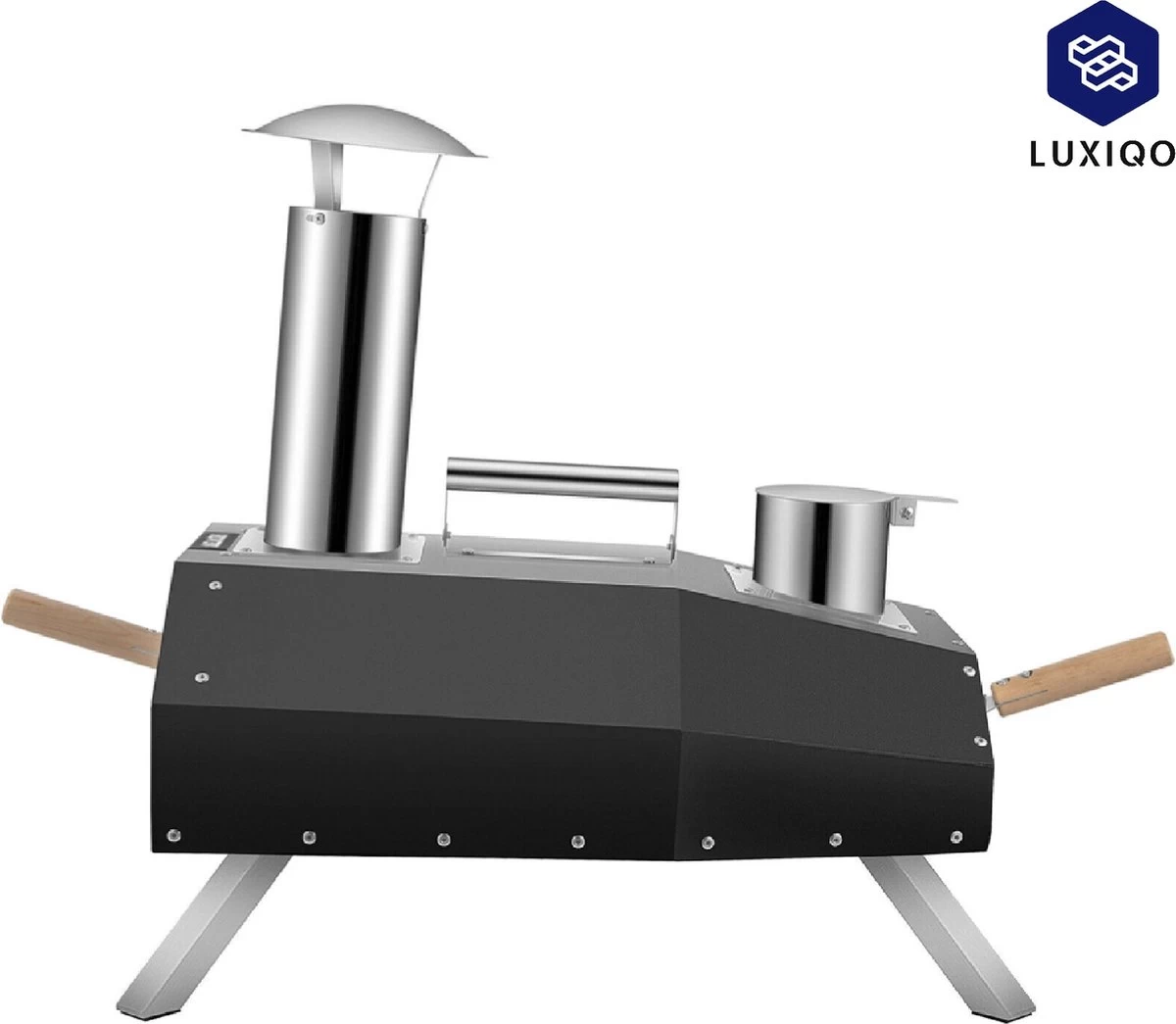 Vevor® Pizza Oven - Professionele Pizza Oven - Buitenkeuken - Pizza Gourmet - Barbecue - RVS - Tot 600°C - Met Draagtas - Afbeelding 5