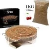 GrillX Cold Smoke Generator Met 1KG Kersen Rookmot - 6 Liter - Smokerbox - RVS Rookbox - Rookgenerator - Koud Roken - BBQ Accesoires