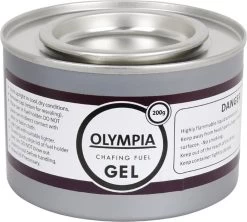 Olympia Brandpasta Gel In Blikjes A 200 Gram (6 Stuks) - Bio-ethanol Brandgel