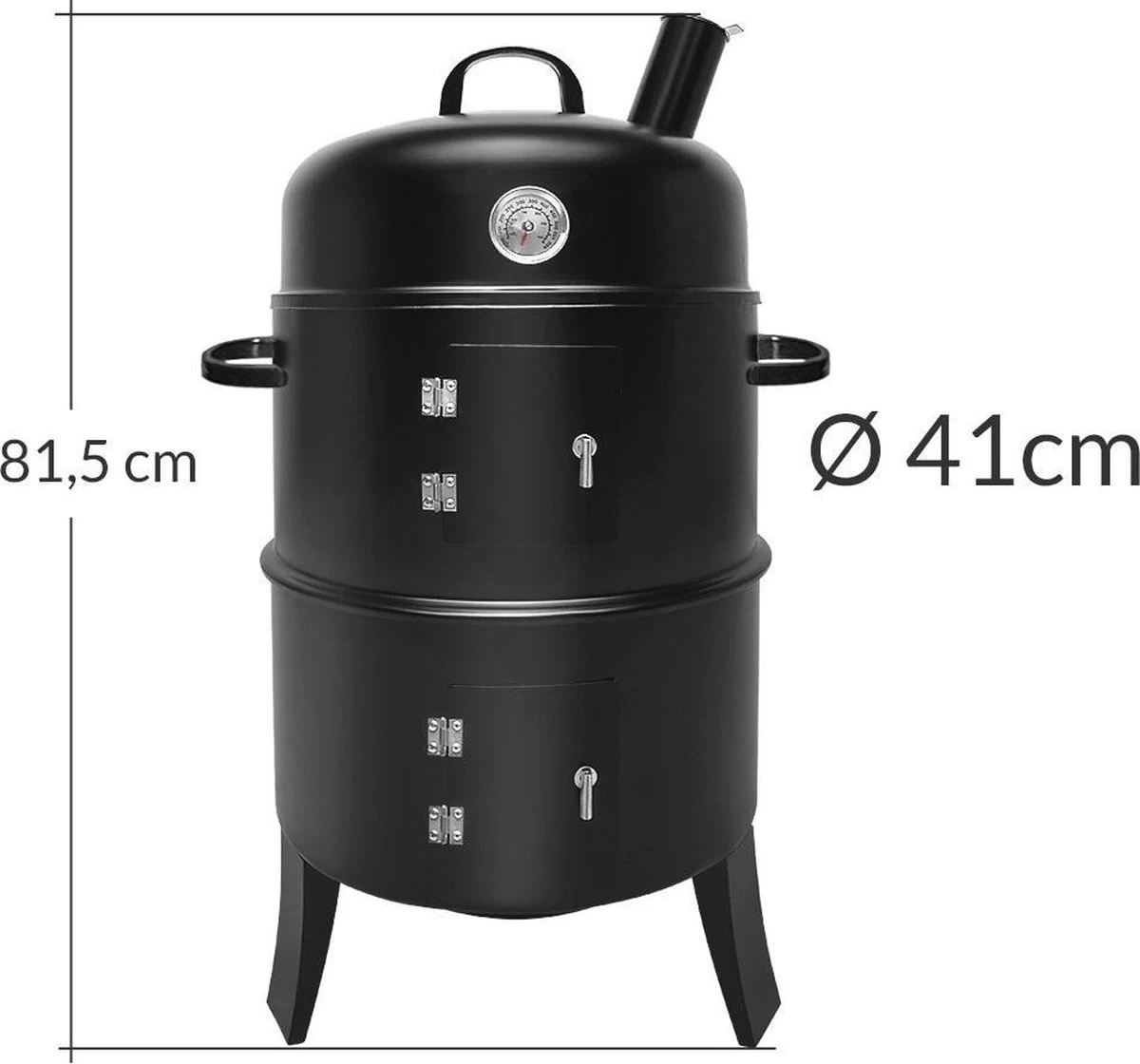 Merkloos Monzana Barbecue-ROKER-Grill-Oven - Afbeelding 3
