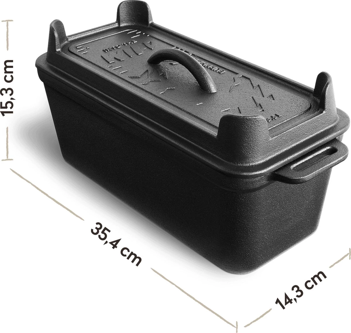Burnhard Gietijzeren Broodpan 3,5 L - Broodbakvorm - Afbeelding 3