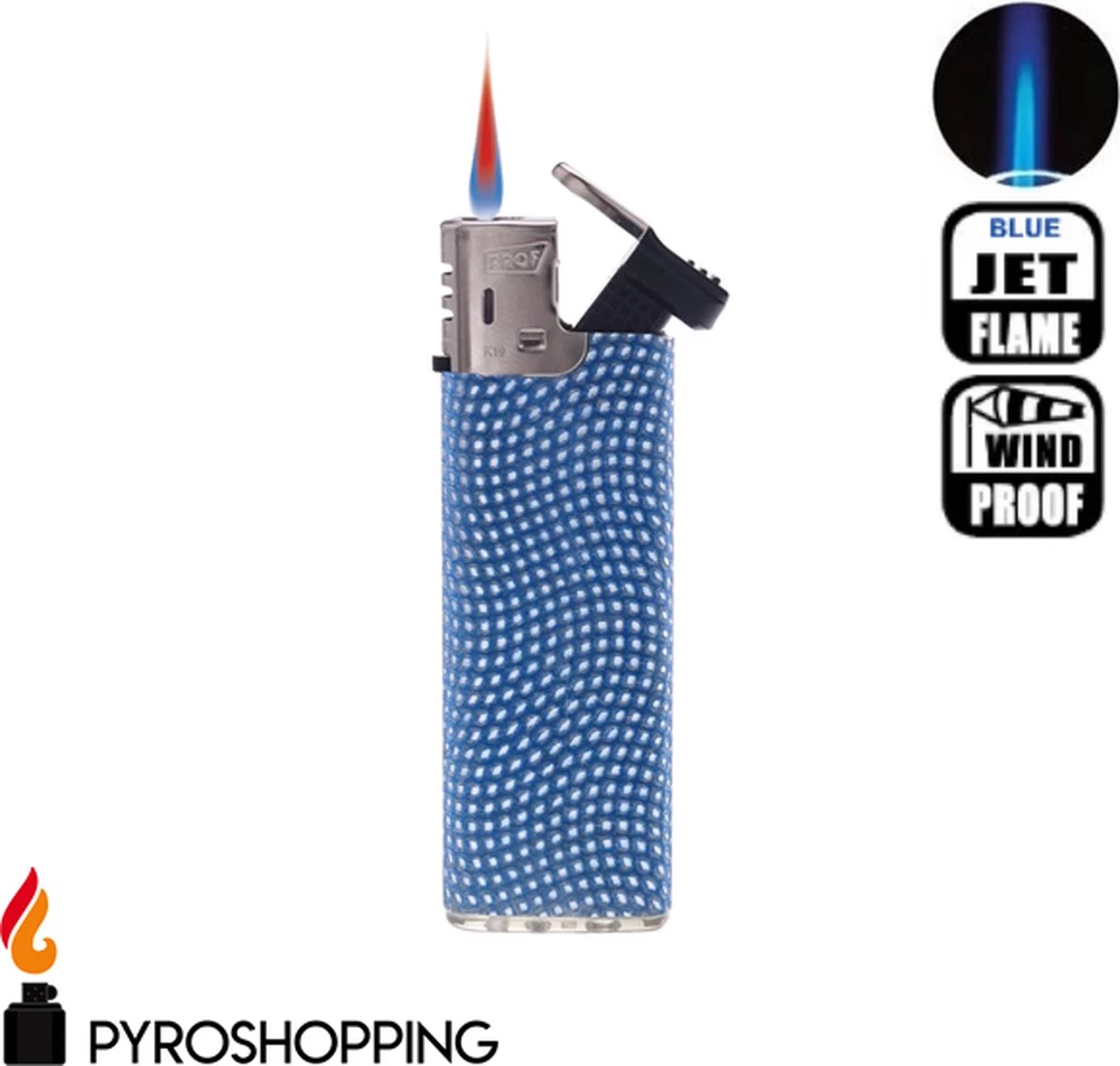 Pyroshopping Diamond Lighters – Set Van 5 Stuks – Navulbare Stormaanstekers - Windproof Gasaanstekers - Afbeelding 3