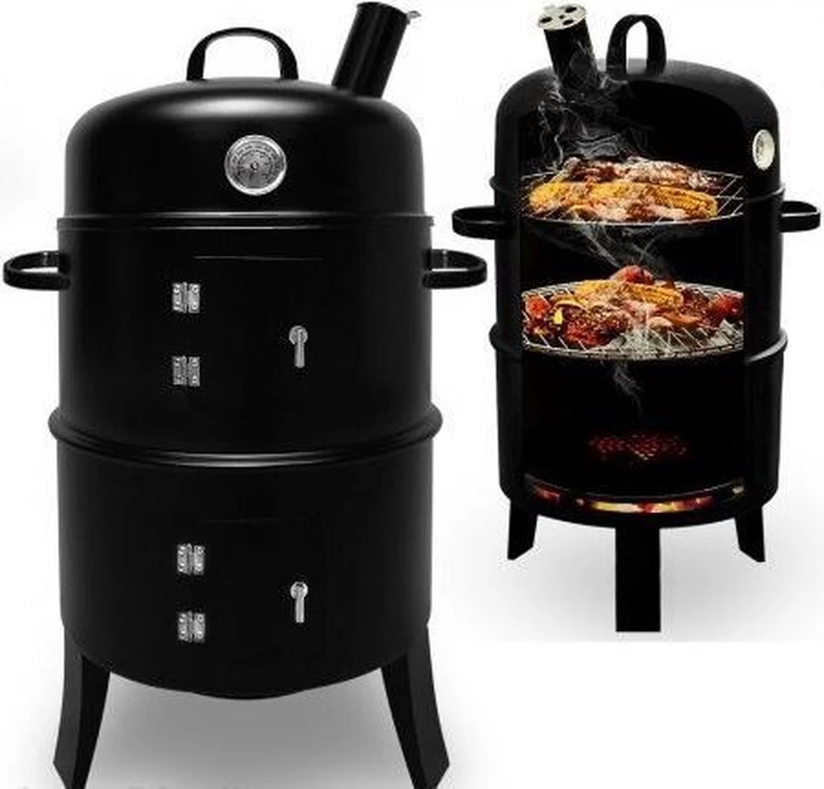 Merkloos Monzana Barbecue-ROKER-Grill-Oven - Afbeelding 16