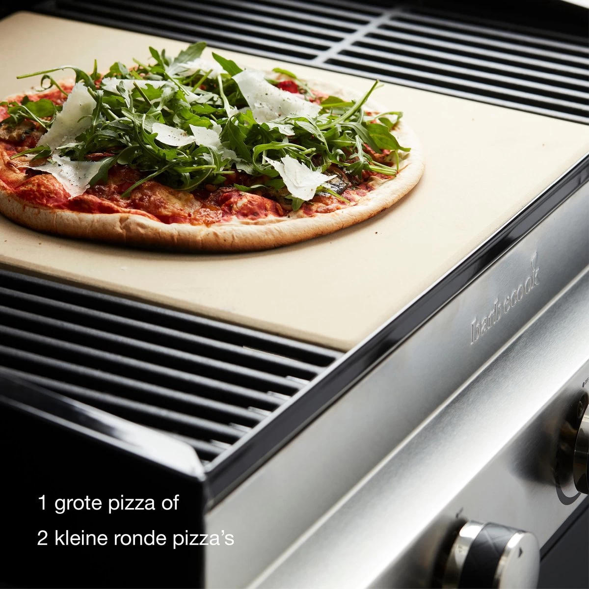 Barbecook BBQ Pizzaplaat - Pizzasteen - Voor Barbecue - Rechthoekig - 43 X 35 Cm - Afbeelding 4
