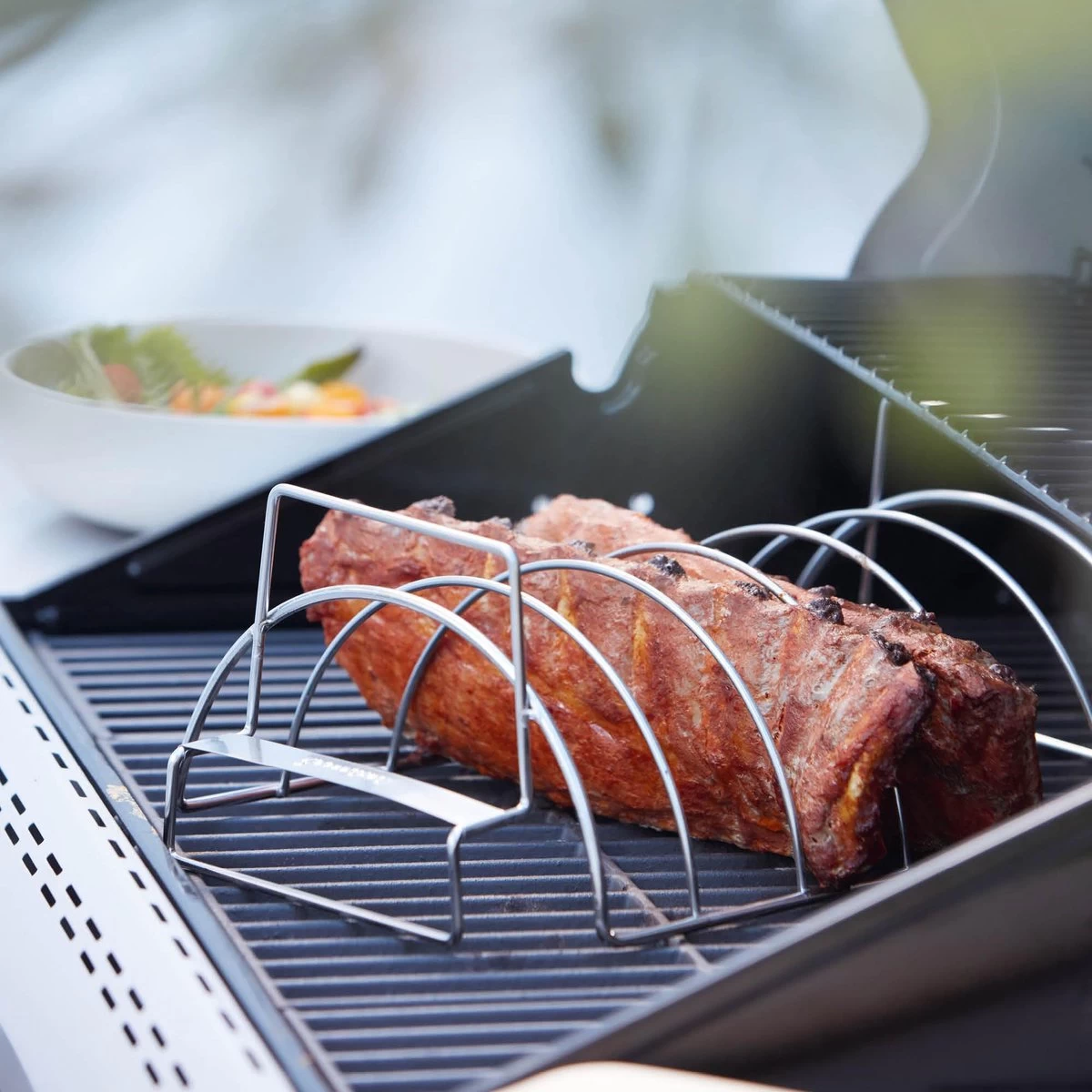Barbecook Vlees & Ribrek - Spareribs Houder - RVS - Inox Barbecook Vlees & Ribrek - Spareribs Houder - RVS - Inox - Afbeelding 3