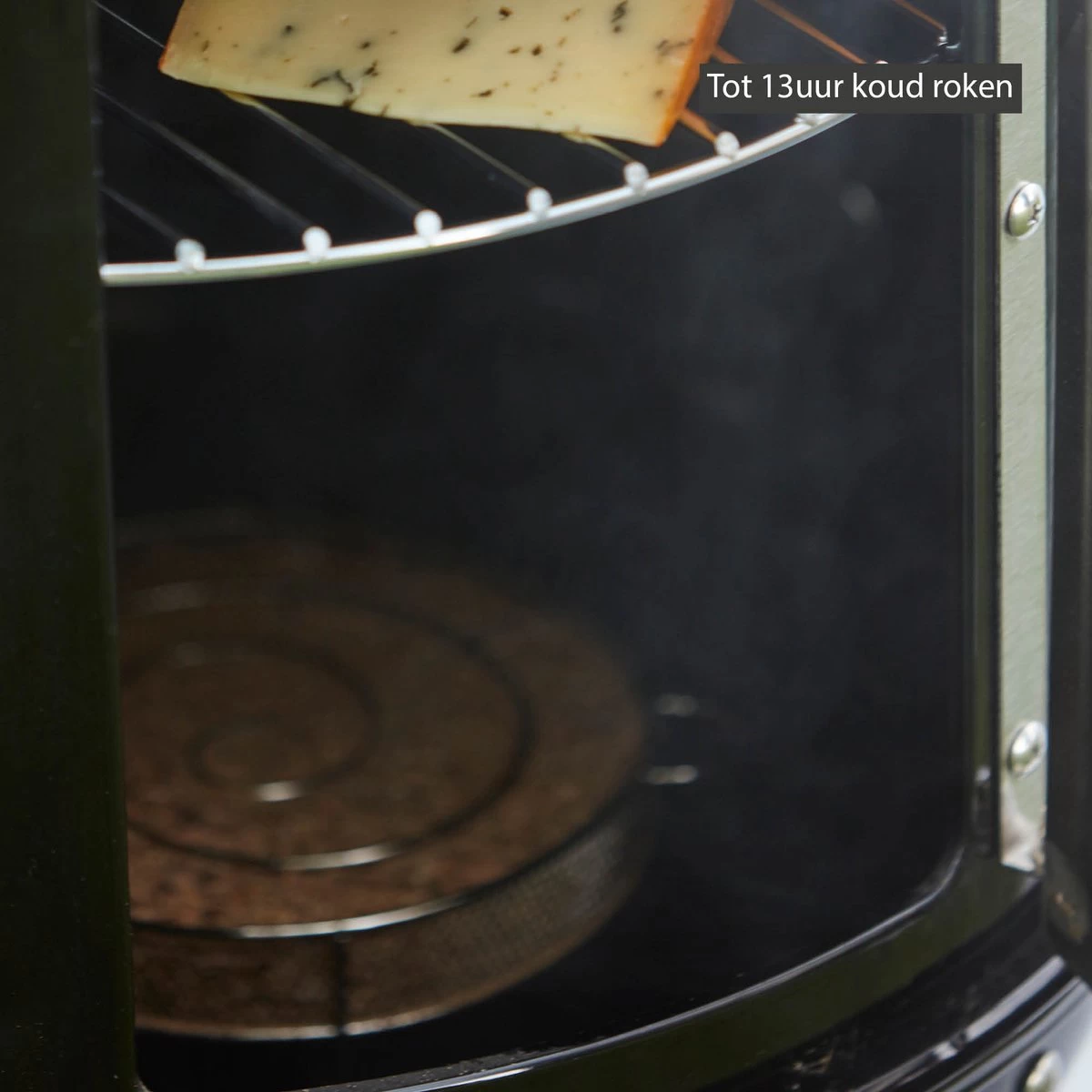 Barbecook - Smokerbox - Starter Set Met 3 Soorten Rookmot - Rookgenerator - Rookdoos - Koud Roken BBQ/Barbeque - Cold Smoke - Spiraal - RVS - Ø 17 Cm - Afbeelding 5