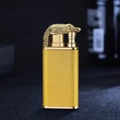 Krokodil Aansteker - Goud