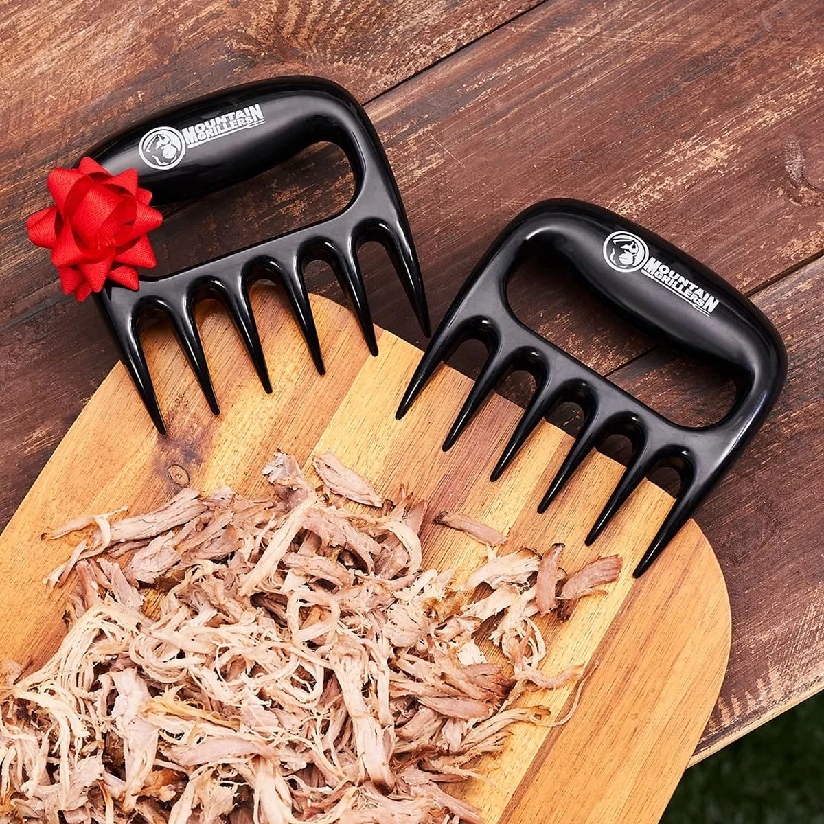 Mountain Grillers Claws-High Quality Meat Claws For American BBQ Pulled Pork-Plastic Meat Claws For Slicing-Vaatwasser Safe Bear Claws Gift Idee - Afbeelding 2