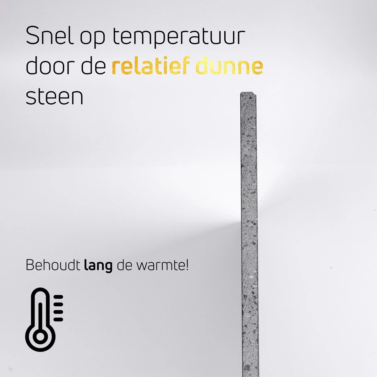 Pizzasteen BBQ Oven - Lava Van Vulkaan Etna - Barbecue Accesoires - Made In Italy - Broodbaksteen - 30x38x1.1 - VDN - Afbeelding 8