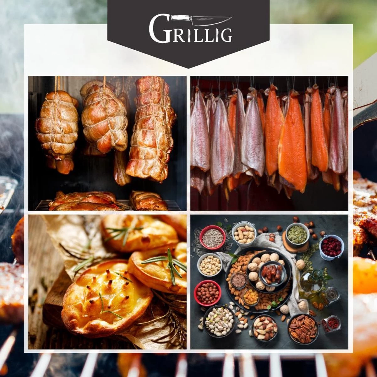 Grillig - Koud Rookgenerator - Cold Smoke Generator - Voor Het Koud Roken Van Vlees - Vis - Kaas - Noten - Afbeelding 6