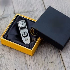 Merkloos The Master Lighter Sigarenaansteker Incl. Sigarenboor - Jet Flame Aansteker Voor Sigaren