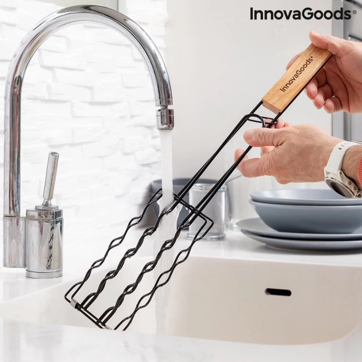 Innovagoods BARBECUEGRIL VOOR WORSTJES SOSKET - Bbq Accesoires - Bbq Accesoires Rooster - Afbeelding 6