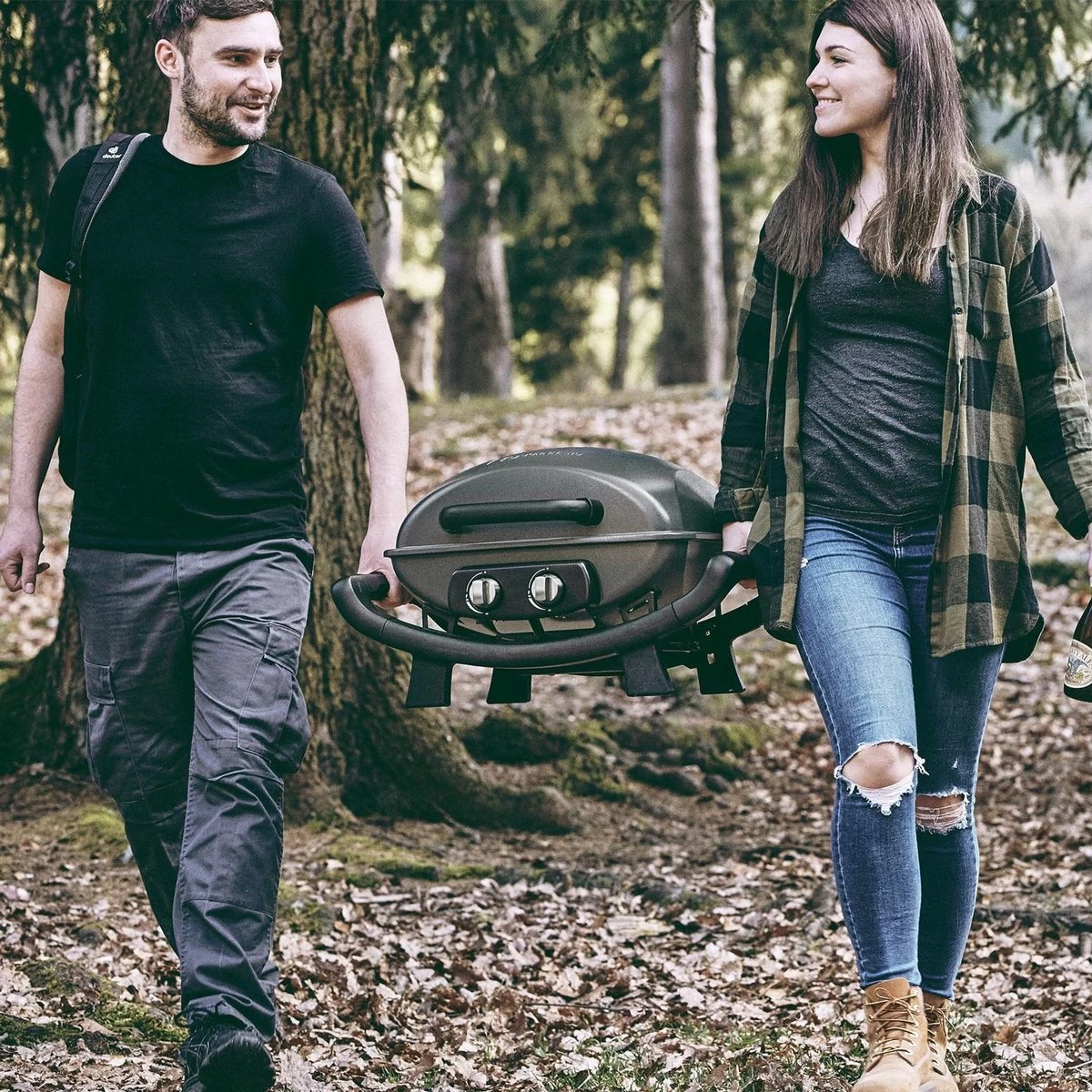 Burnhard Draagbare 2-Branders Gasbarbecue - Afdekhoes - BBQ Wayne - Afbeelding 5