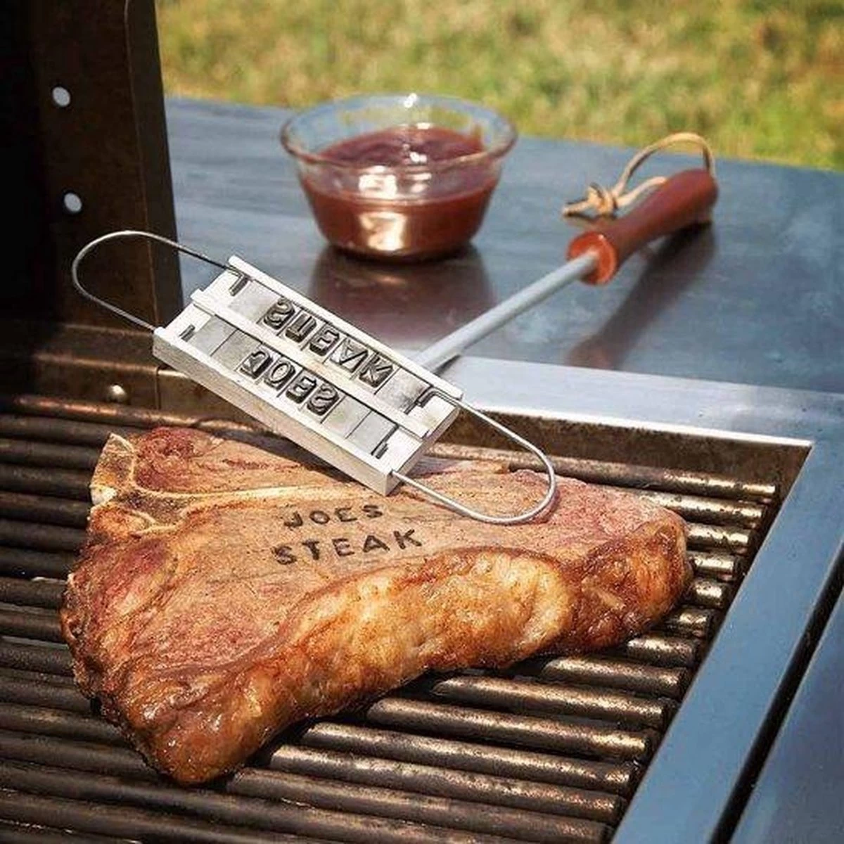 Merkloos BBQ Branding Iron - Barbecuegereedschapset - Bbq Accessoires - Bbq Brandijzer - Afbeelding 4