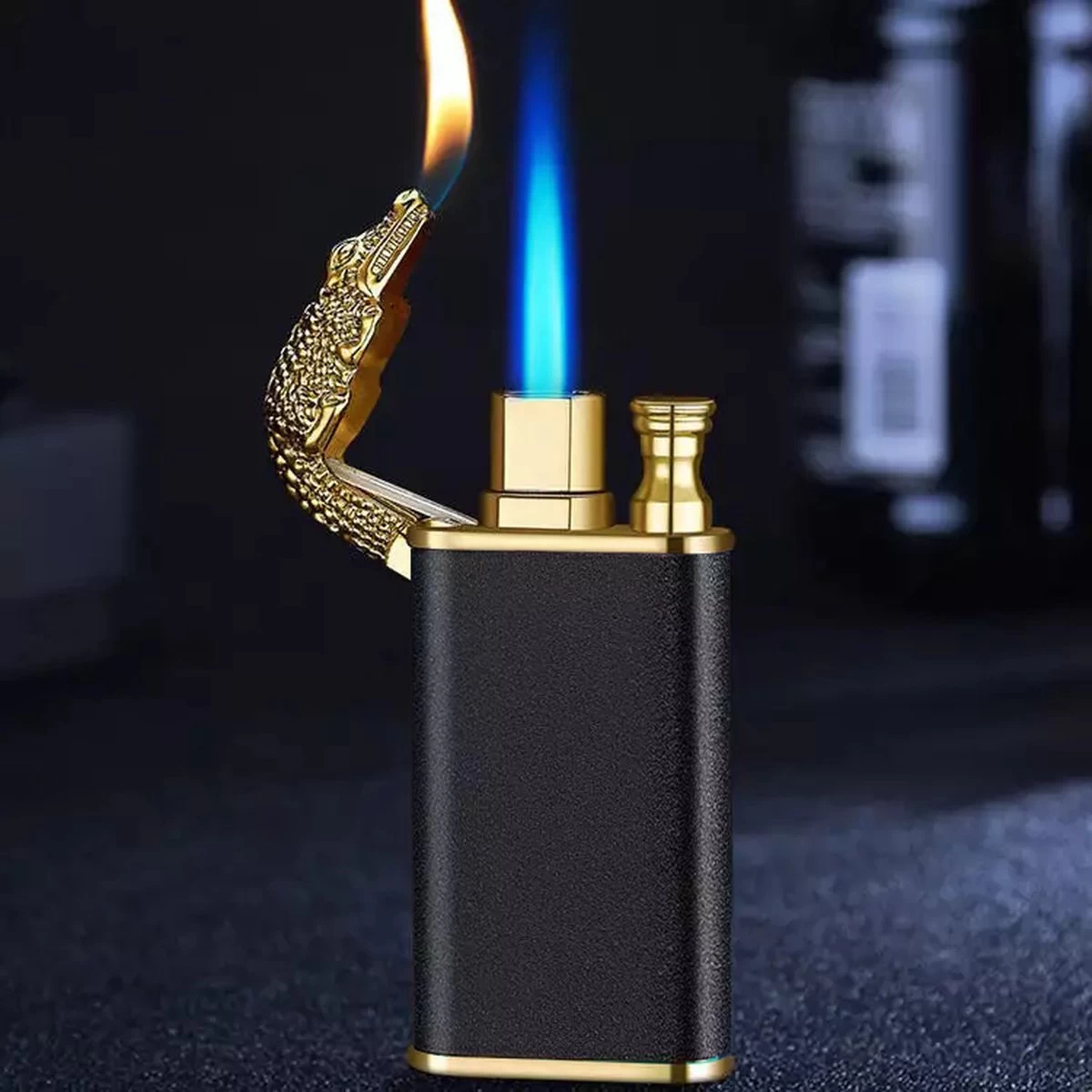 Krokodil Aansteker - Zwart