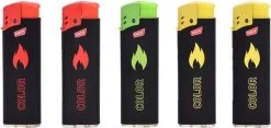 Windproof Stormaanstekers - Unieke Gekleurde Vlam - 5 Stuks - Stormvlam - Vuurwerk Aanstekers