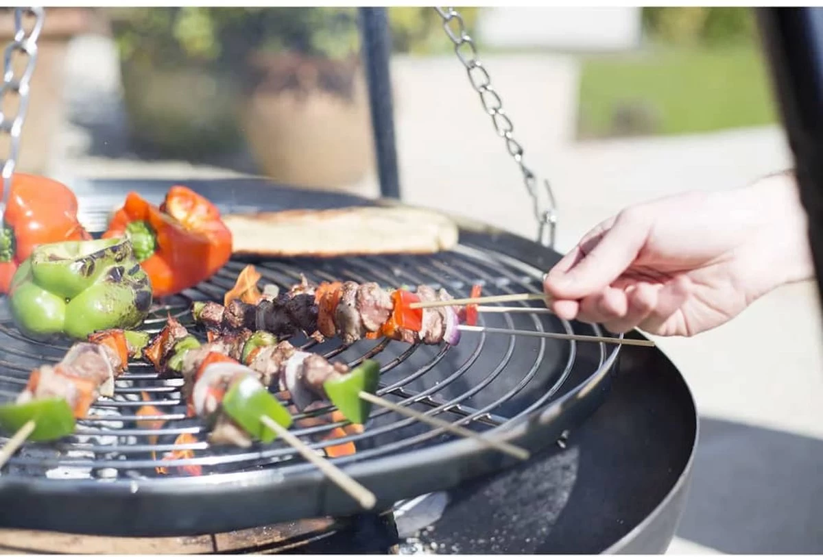 BBGRILL Driepoot Barbecue Zwart 172 Cm BBQ TRIPOD - Afbeelding 4