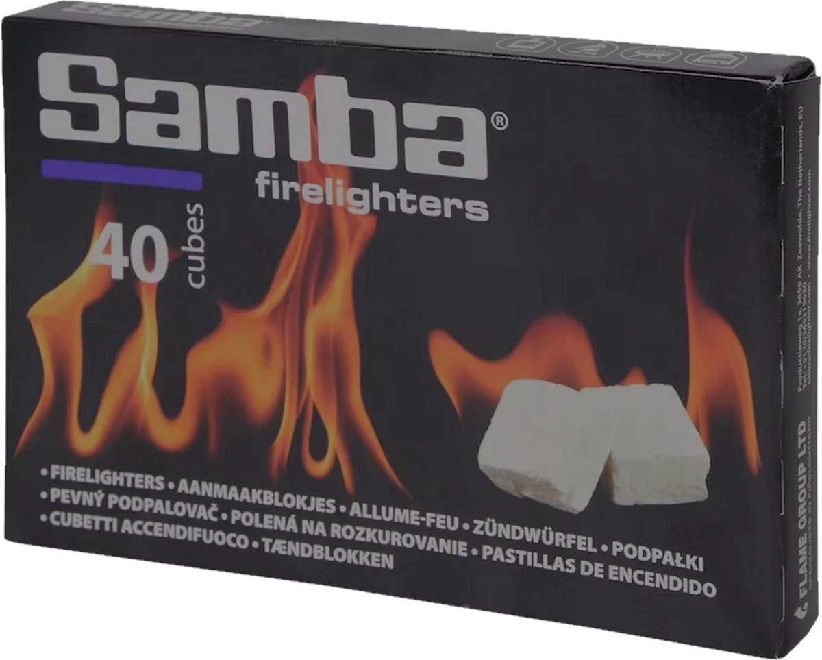 Samba Aanmaakblokjes Wit - 40 Stuks - Afbeelding 3