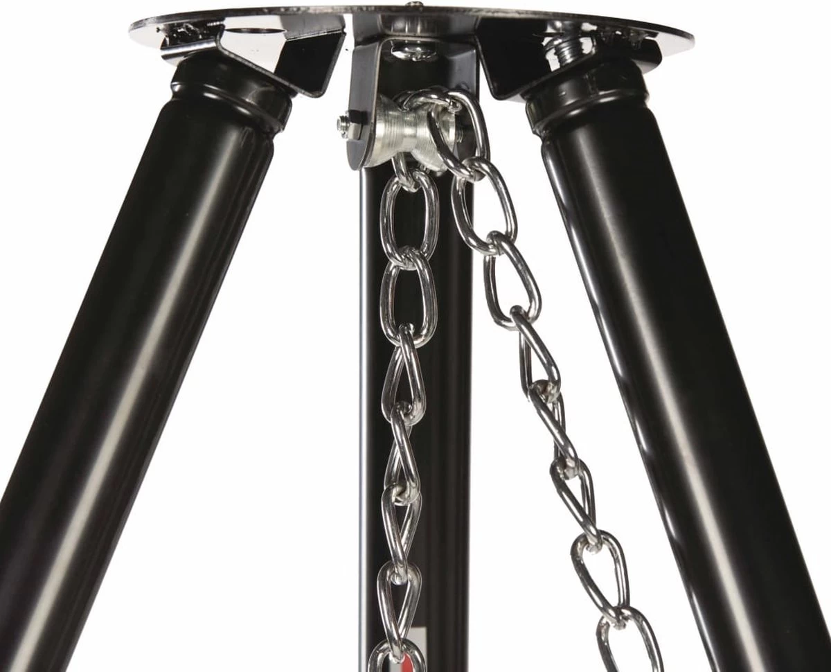 BBGRILL Driepoot Barbecue Zwart 172 Cm BBQ TRIPOD - Afbeelding 7