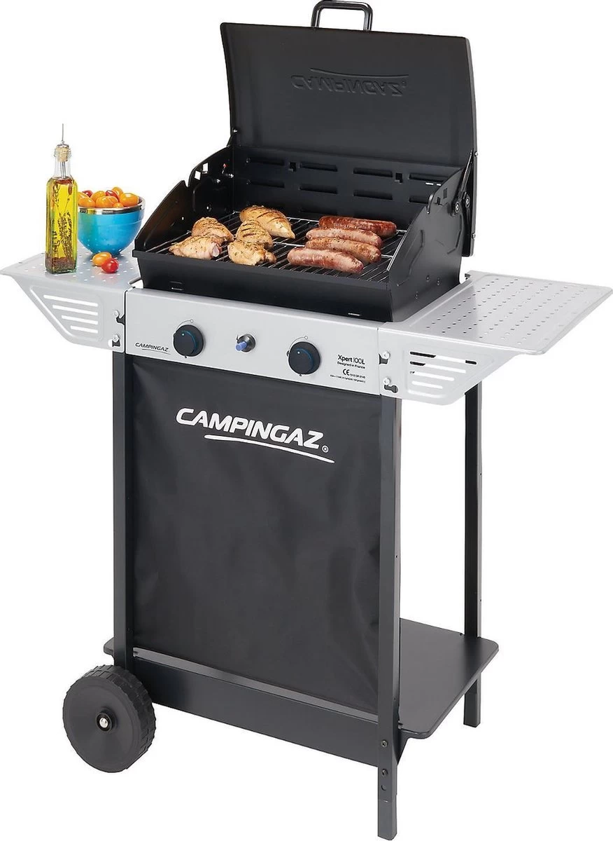 Campingaz Xpert 100 L Gasbarbecue - BBQ - 2-Branders - Grijs/zwart - Afbeelding 2