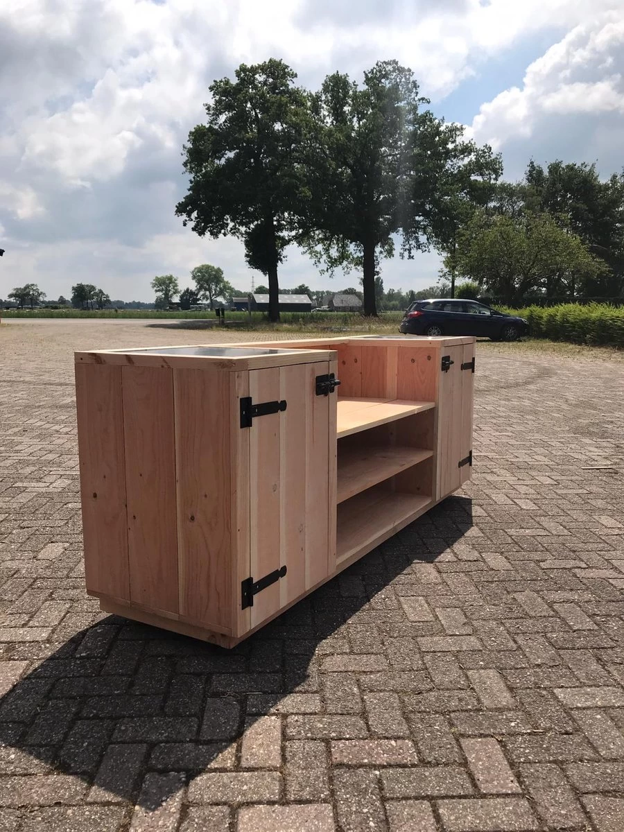 Buitenkeuken 'Schroef' | BBQ Ombouw | Buiten Koken - Afbeelding 4