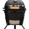 BluMill Kamado BBQ Egg - Kamado 13 Inch - Incl. Vlees Thermometer - Houtskoolbarbecues - Zwart - Ø 27cm