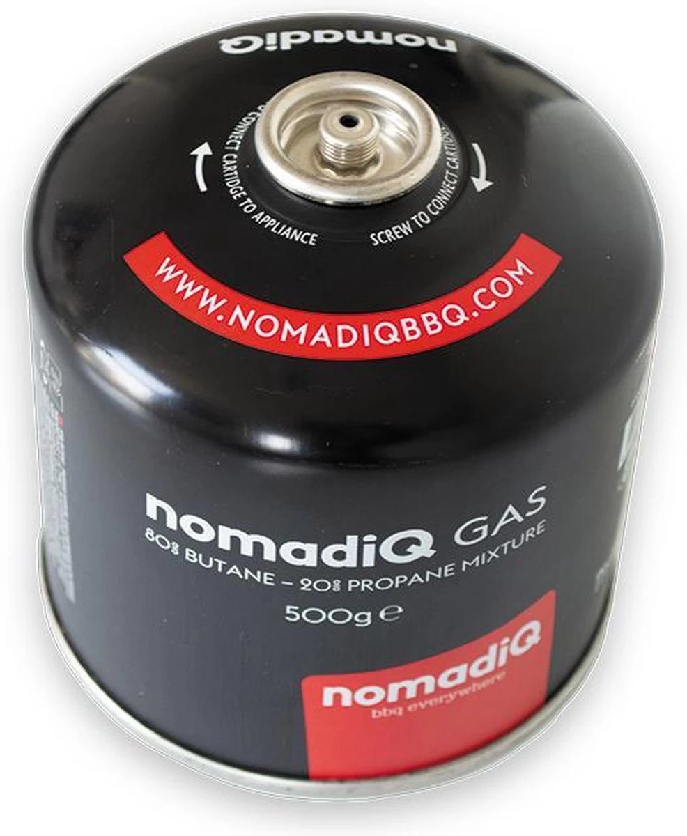 NomadiQ Gasflesjes (3 Stuks X 500 Gram) - EN417 Schroefventiel - Afbeelding 2