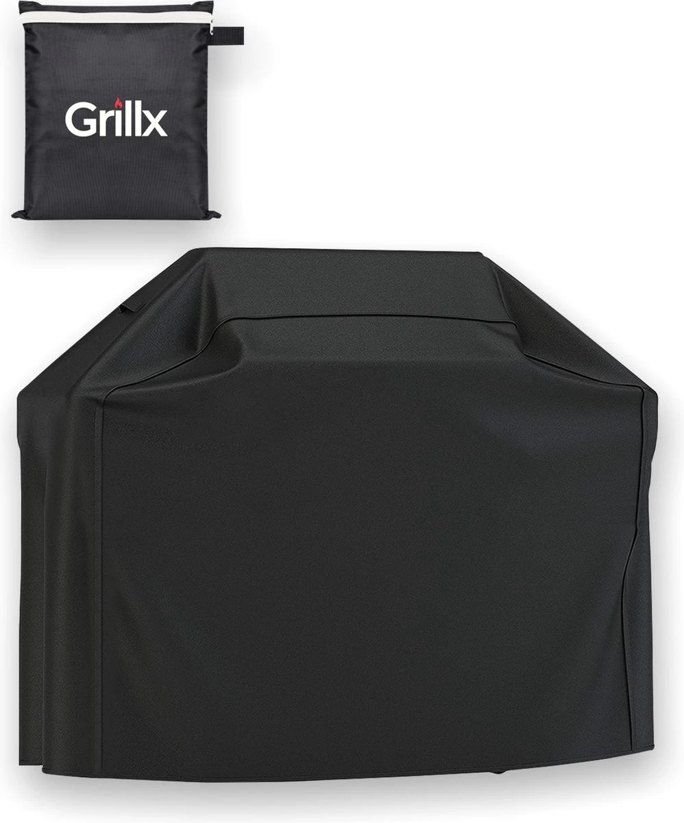 GrillX Barbecue Hoes - 170 X 61 X 117cm - BBQ Hoes Waterdicht - Beschermhoes Inclusief Trekkoord - BBQ Accesoires